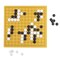 Hey! Play! Go Board Game Set - Beginners Two Player Strategy Game with Reversible Board and Melamine Pieces